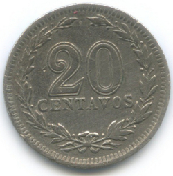 20 Centavos 1929