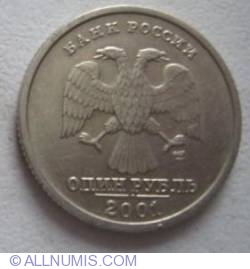 1 Rubla 2001 - Aniversarea de 10 ani a Comunitatii statelor independente
