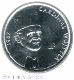 Image #1 of 1 Franc 2004 - Wojtyla Cardinal