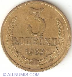 Image #2 of 3 Kopeks 1983