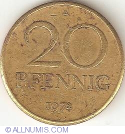 Image #1 of 20 Pfennig 1972 A