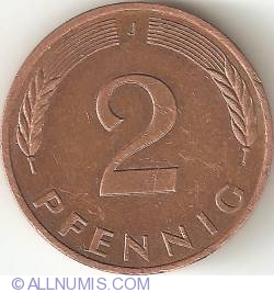 2 Pfennig 1991 J