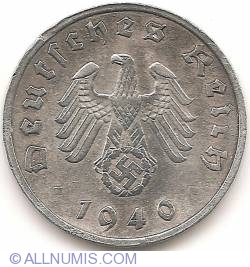 Image #2 of 1 Reichspfennig 1940 G