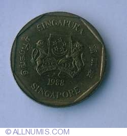 1 Dollar 1988