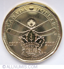 1 Dollar 2017 - 100th anniversary Toronto Maple Leafs