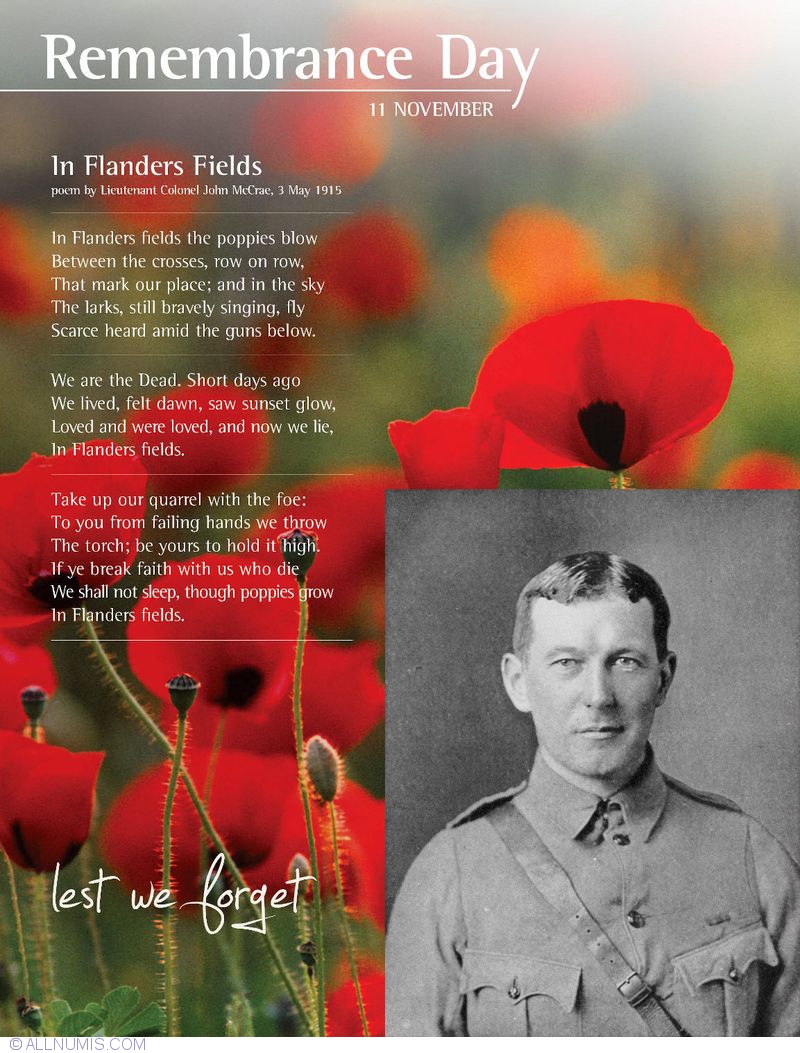 In Flanders Fields 25¢ Remembrance Poppy Quarter Details about   2015 25-Cent Original Roll 