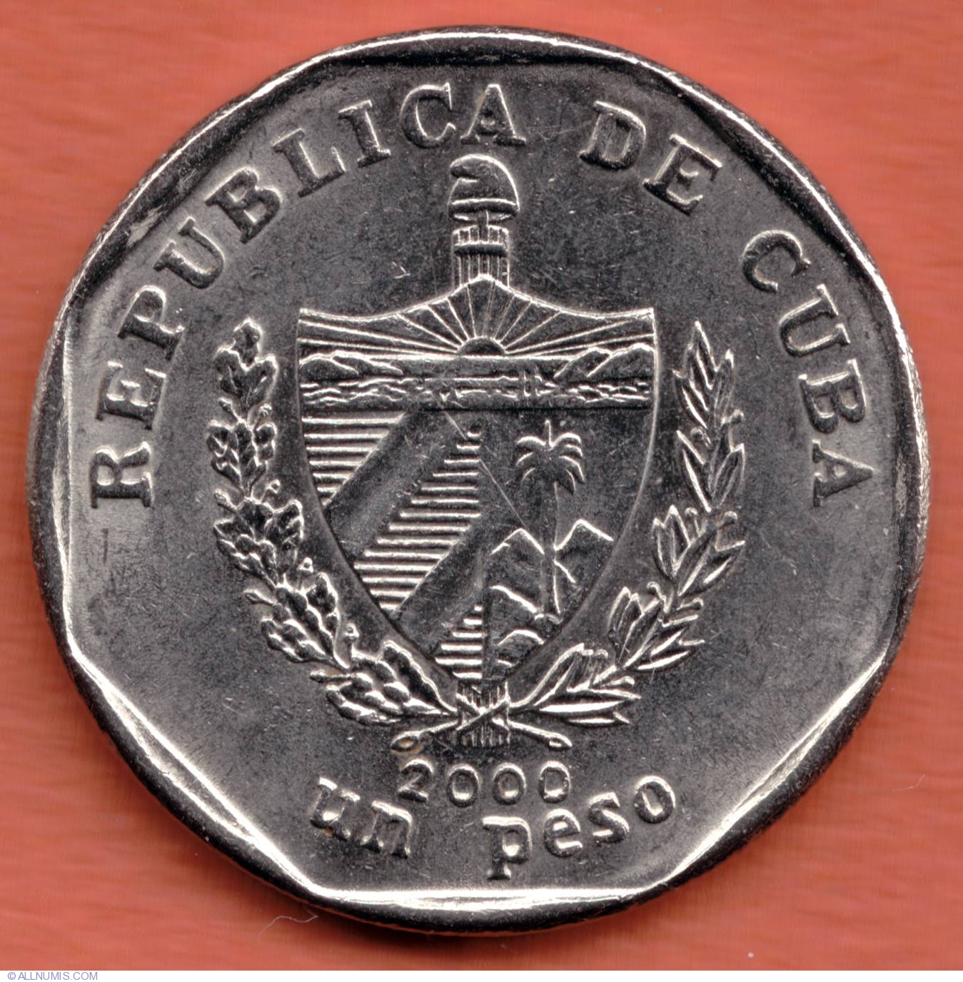 1 Peso 2000 Cuban Convertible Peso 1994 present Cuba Coin 7523