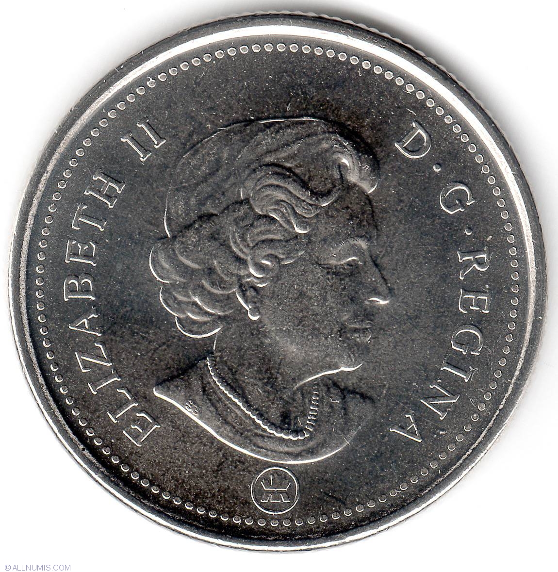 2012 Happy Birthday Special '12 RCM Quarter Canada Canadian 25 Twenty Five Cent