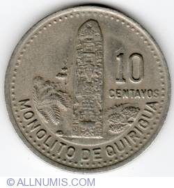 Image #2 of 10 centavos 1989