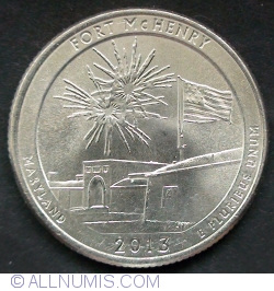 Image #1 of Quarter Dollar 2013 P - Maryland Fort McHenry
