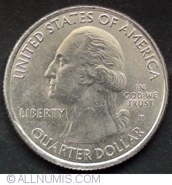 Image #1 of Quarter Dollar 2013 P - South Dakota Mounth Rushmore