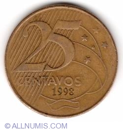 Image #2 of 25 Centavos 1998