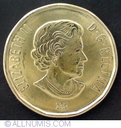 1 dollar 2017 150th anniversary of Canada