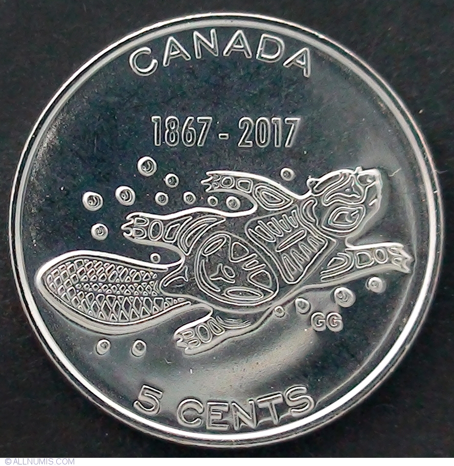 Canada 150 series Elizabeth II Details about   Canada 2017-5 Cents Nickel Plated Steel Coin 