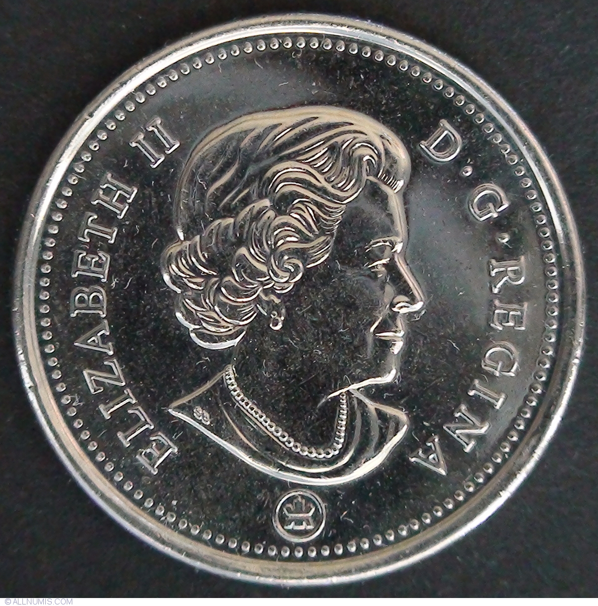 25 Cents 16 Elizabeth Ii 1953 Present Canada Coin 391