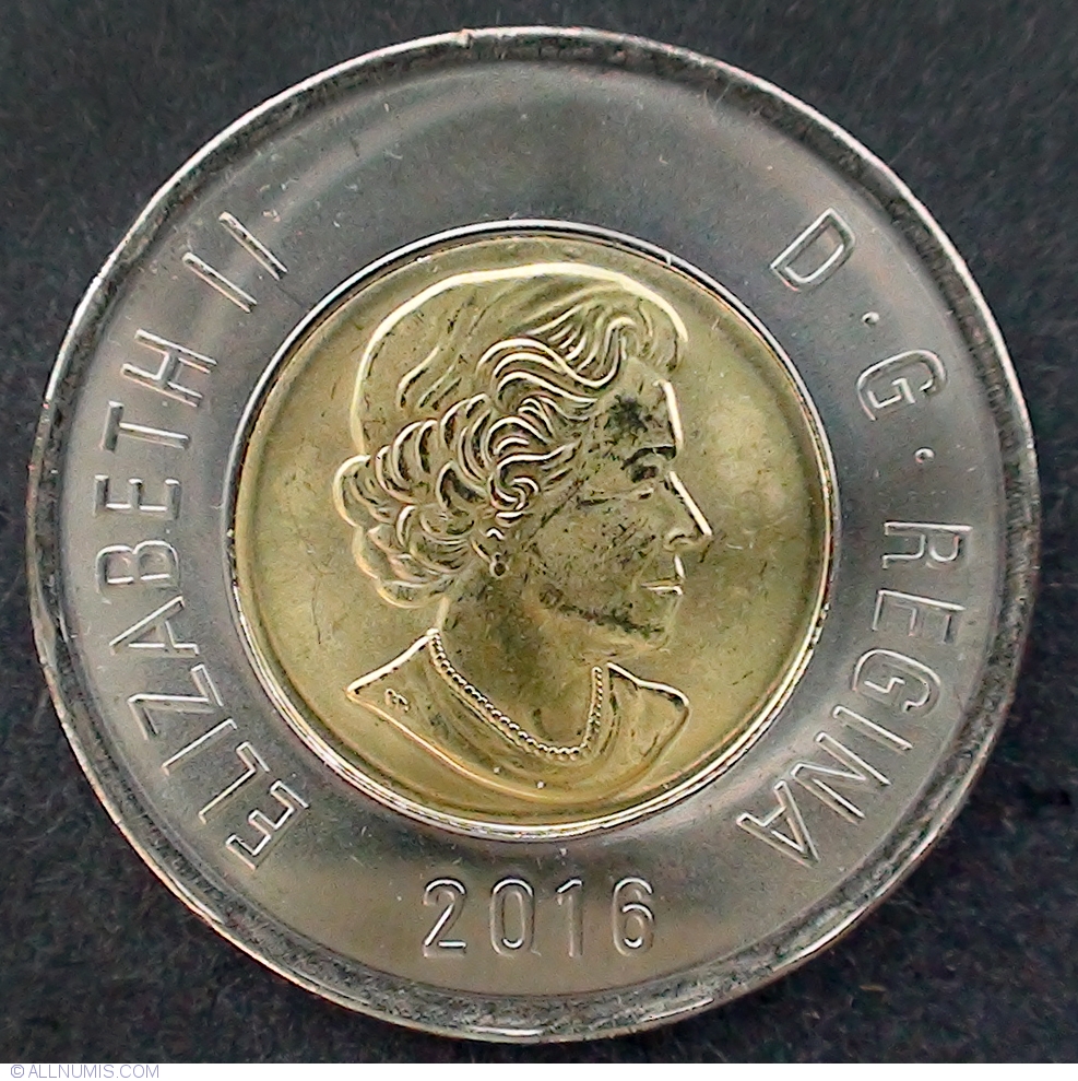 2 Dollars 2016 Elizabeth Ii 1953 Present Canada Coin