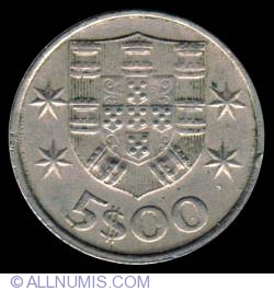 Image #2 of 5 Escudos 1980