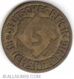 Image #1 of 5 Reichspfennig 1925 G