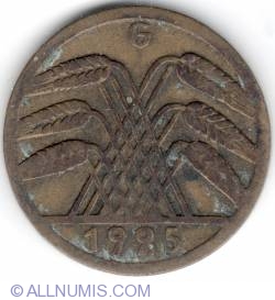 Image #2 of 5 Reichspfennig 1925 G