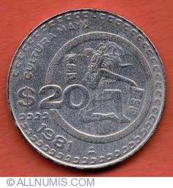 Image #2 of 20 Pesos 1981