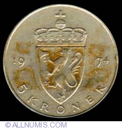 5 Kroner 1974