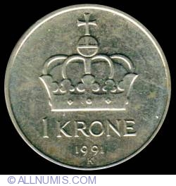 Image #2 of 1 Krone 1991
