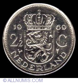 Image #2 of 2 1/2 Gulden 1969 Cock
