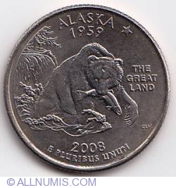 State Quarter 2008 P - Alaska