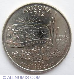 Image #2 of State Quarter 2008 D - Arizona