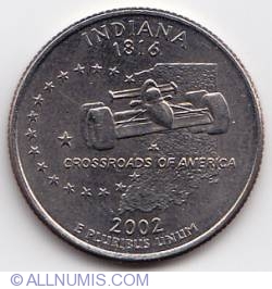 State Quarter 2002 D -  Indiana