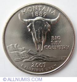Image #2 of State Quarter 2007 D - Montana