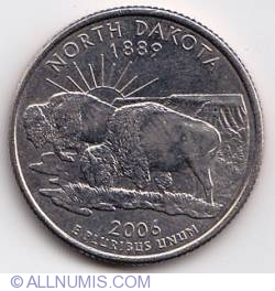 State Quarter 2006 D - North Dakota