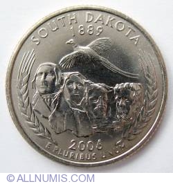 State Quarter 2006 D - South Dakota