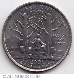 Image #2 of State Quarter 2001 D - Vermont