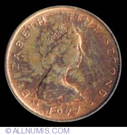 Image #1 of 1/2 Penny 1977 - mintmark on obverse only