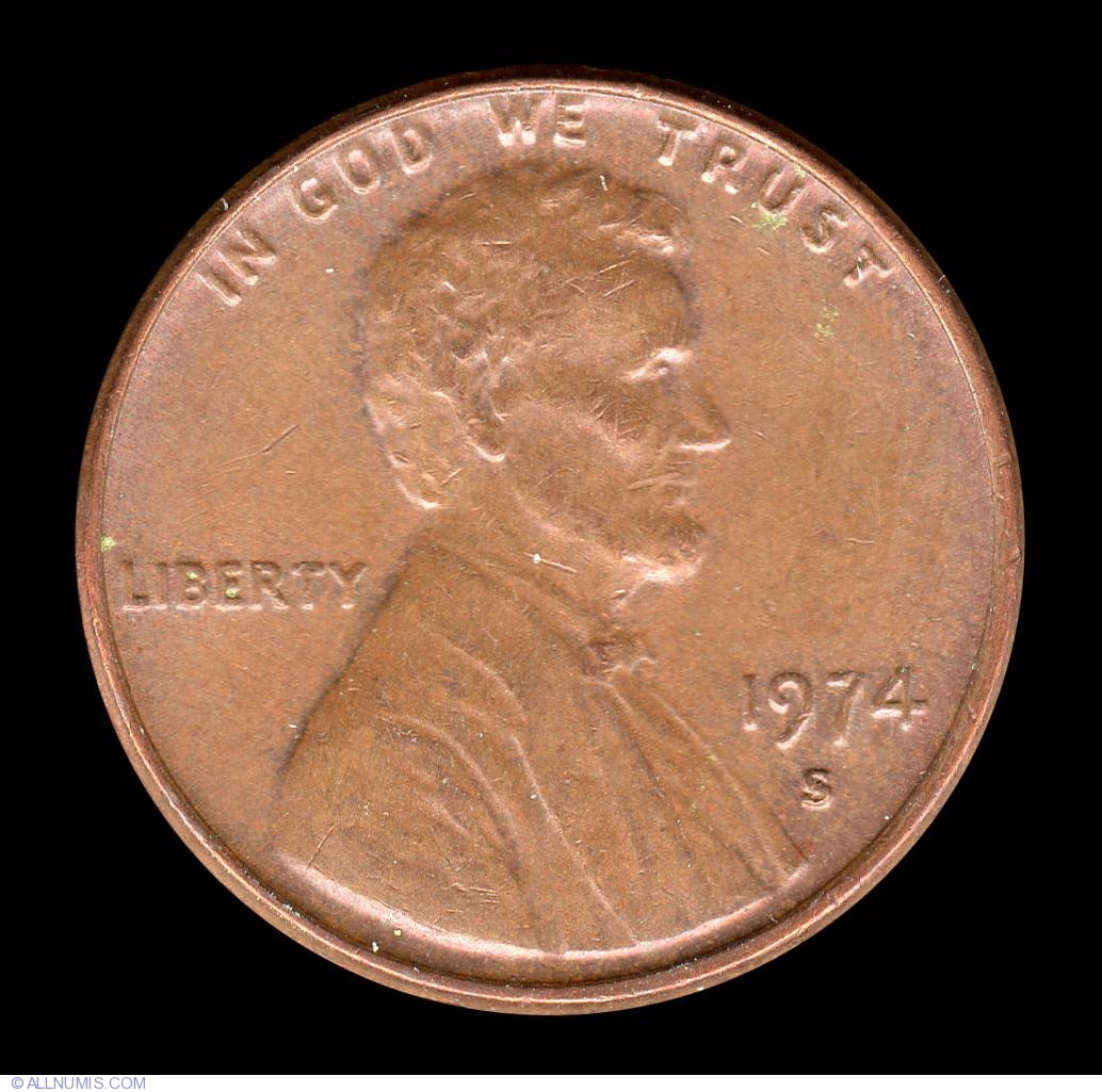 1 Cent 1974 S Cent Lincoln Memorial 1959 2008 United States Of 