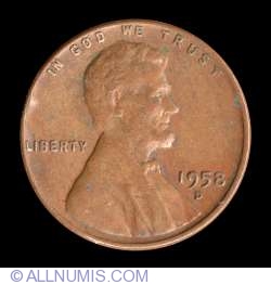 Image #1 of Lincoln Cent 1958 D