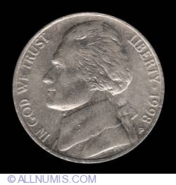 Image #1 of  Jefferson Nickel 1998 P