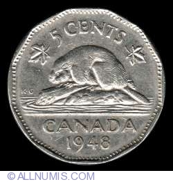 Image #2 of 5 Cents 1948