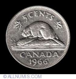 Image #2 of 5 Cents 1966