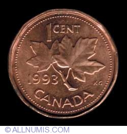 Image #2 of 1 Cent 1993
