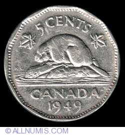 Image #2 of 5 Cents 1949