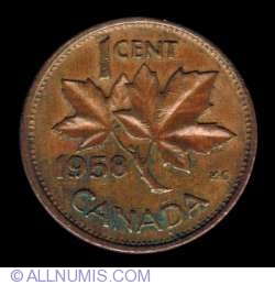 Image #2 of 1 Cent 1958