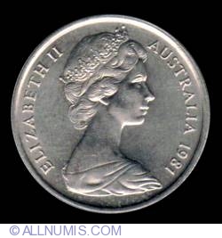 Image #2 of 5 Cents 1981