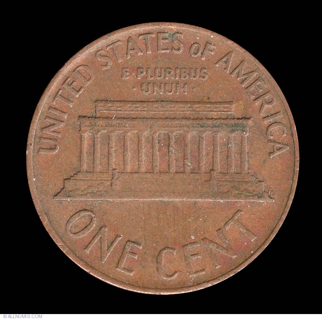 1 Cent 1967 Cent Lincoln Memorial 1959 2008 Statele Unite Ale 