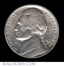 Image #1 of  Jefferson Nickel 1983 P
