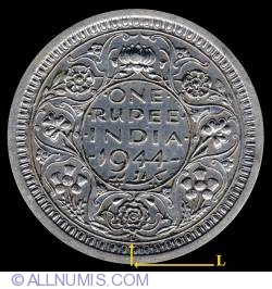 Image #2 of 1 Rupee 1944 L