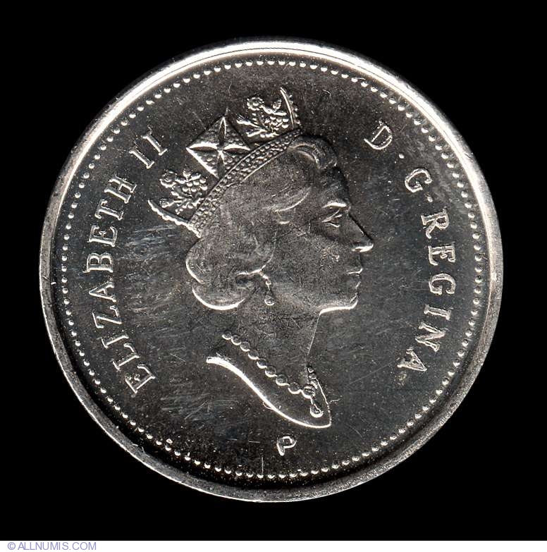 2001P CANADA 5 CENTS PROOF-LIKE COIN 