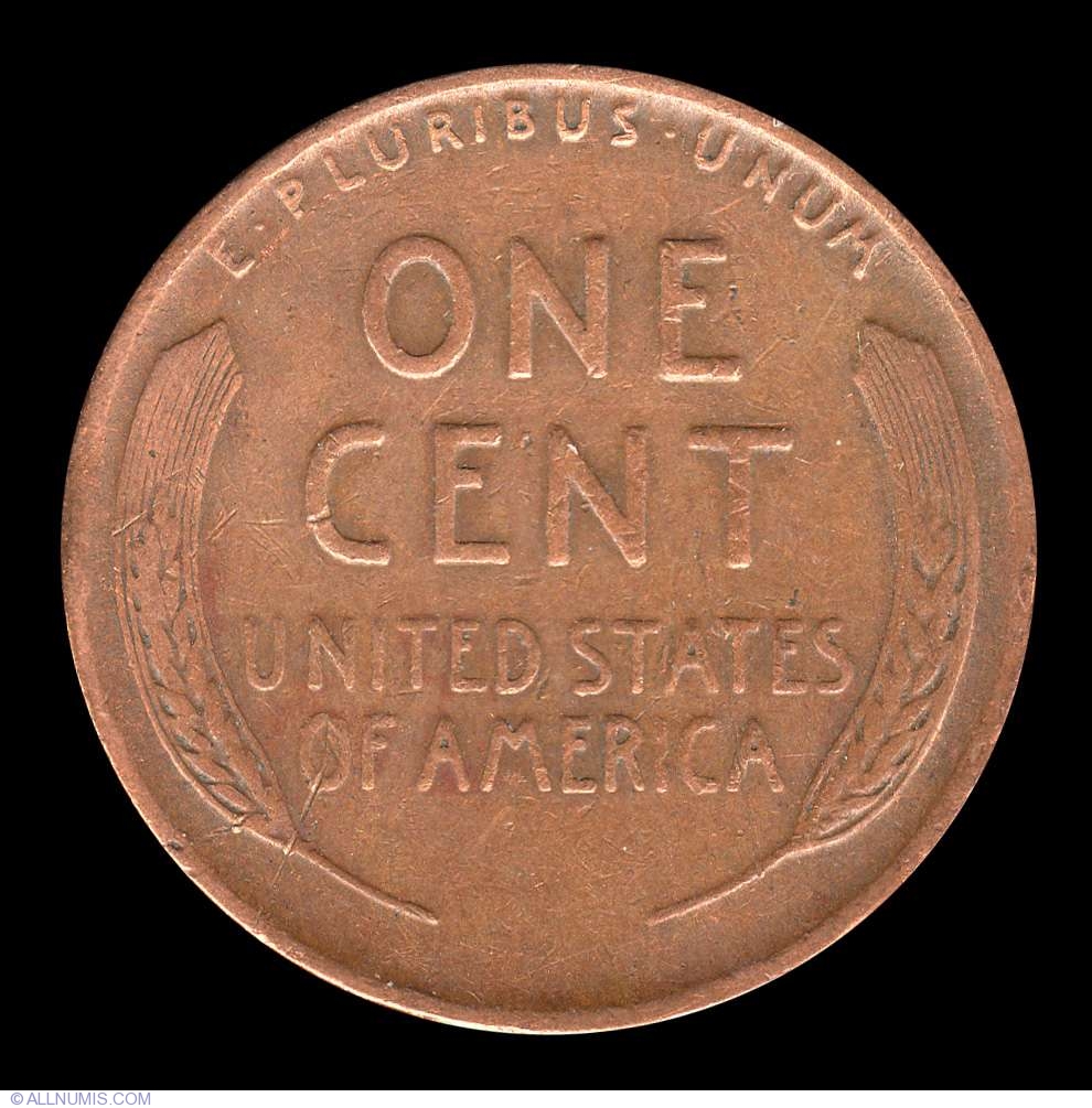 Lincoln Cent 1946 Cent Lincoln Wheat 1909 1958 United States Of