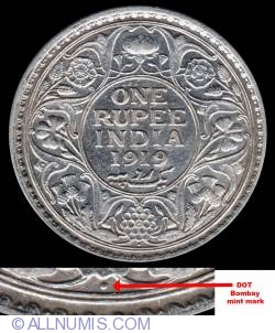 Image #2 of 1 Rupee 1919